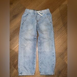 Kids Light Blue Jeans with Elastic Waist